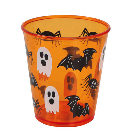 Bicchiere di Halloween Arancione 10cm