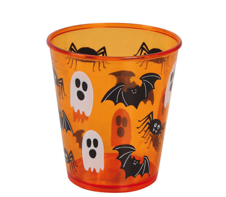 Bicchiere di Halloween Arancione 10cm