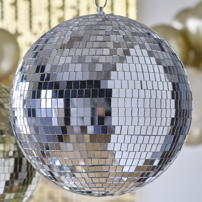 Discoball Party Argento 30cm