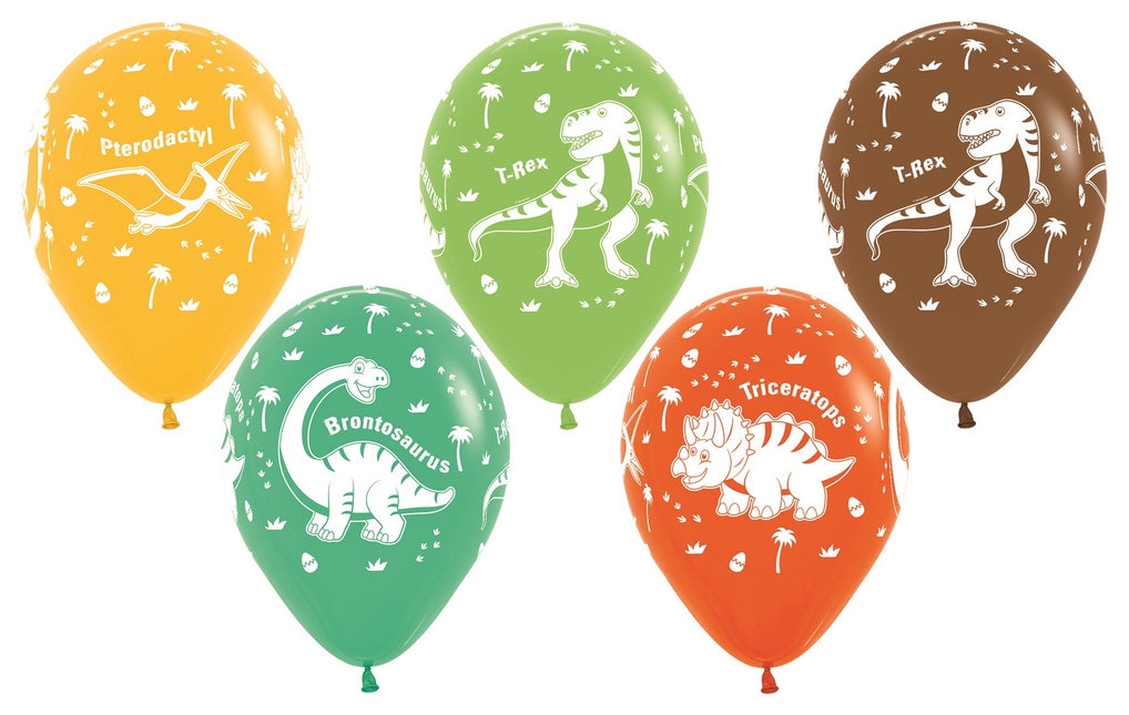 Palloncini Dinosauri Mix 30cm 25pz