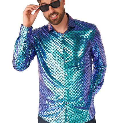 Camicia Disco Mermaid Uomo OppoSuits