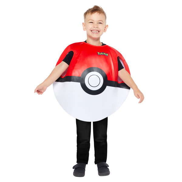 Costume da bambino Pokemon Pokeball Tabard