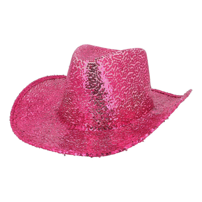 Cappello da cowgirl rosa