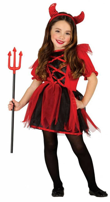 Costume Halloween Bambino Diavolo Ragazza