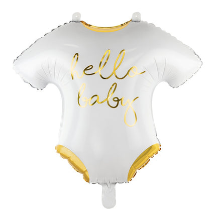 Palloncino ad elio Hello Baby vuoto 45cm