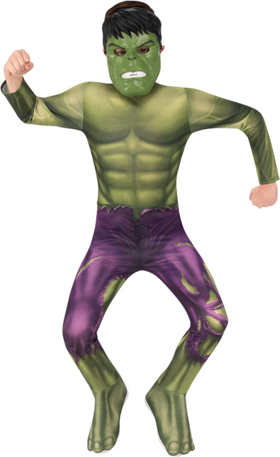 Tuta Hulk bambino con maschera
