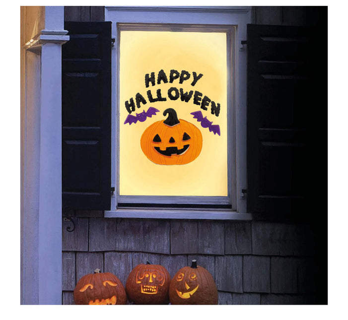 Decorazioni per finestre di Halloween Buon Halloween