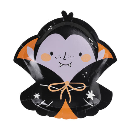 Piatti di Halloween Dracula 23 cm 6 pezzi