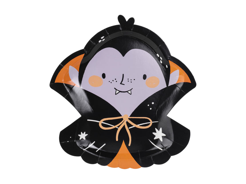 Piatti di Halloween Dracula 23 cm 6 pezzi