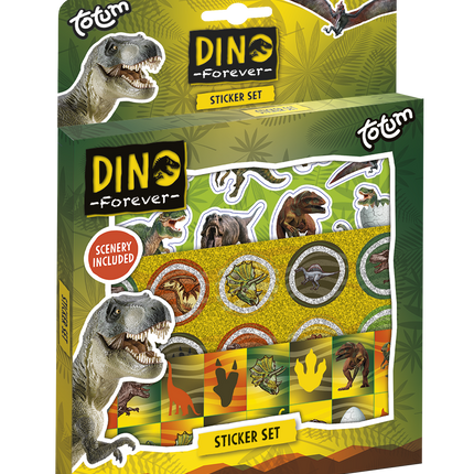 Set di adesivi Dino