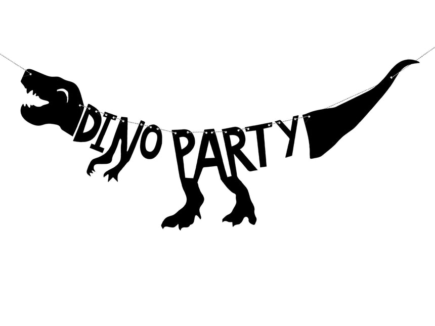 Ghirlanda di lettere Dino Party 90 cm