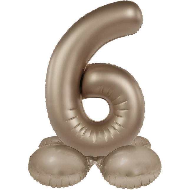 Palloncino figura 6 anni Oro 41 cm