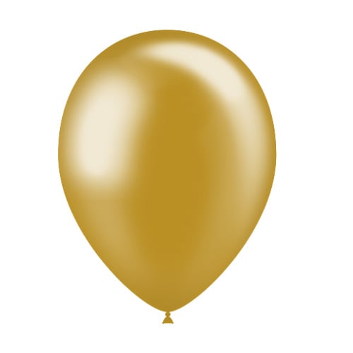 Palloncini oro metallizzati 25cm 10pz