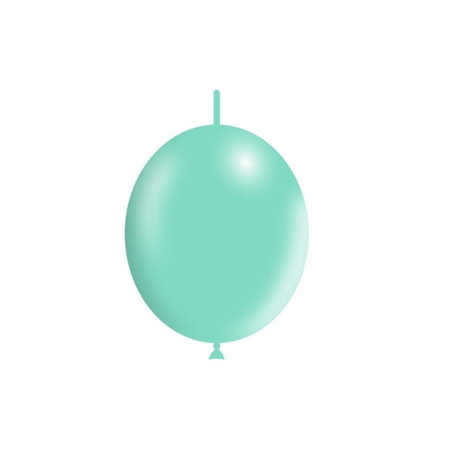 Palloncini Button verde menta 30cm 50pz