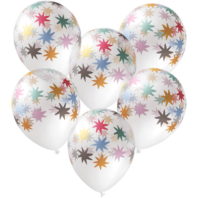 Palloncini a stella 33cm 6pz