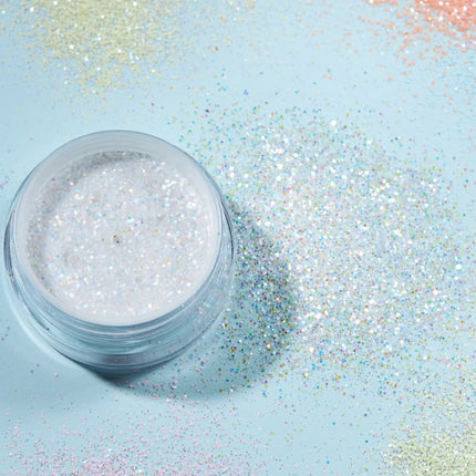 Moon Glitter Pastel Glitter Shakers Bianco 5g