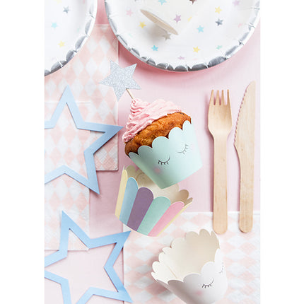 Stampi per cupcake Unicorno 6 pezzi