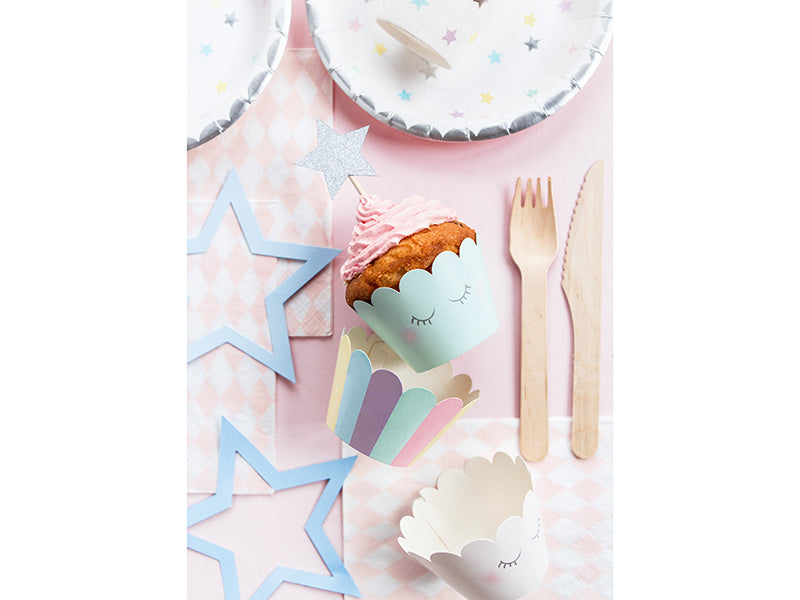 Stampi per cupcake Unicorno 6 pezzi