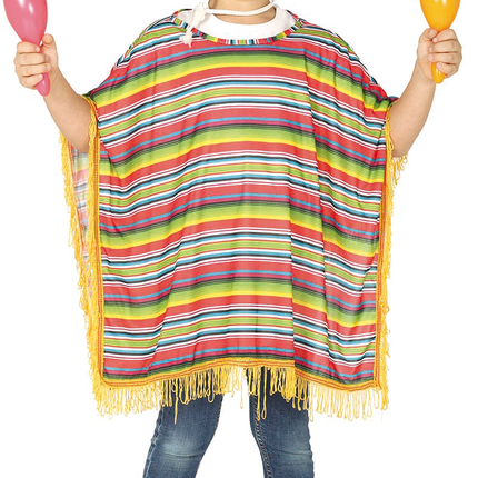 Poncho messicano Bambino 7/9 anni