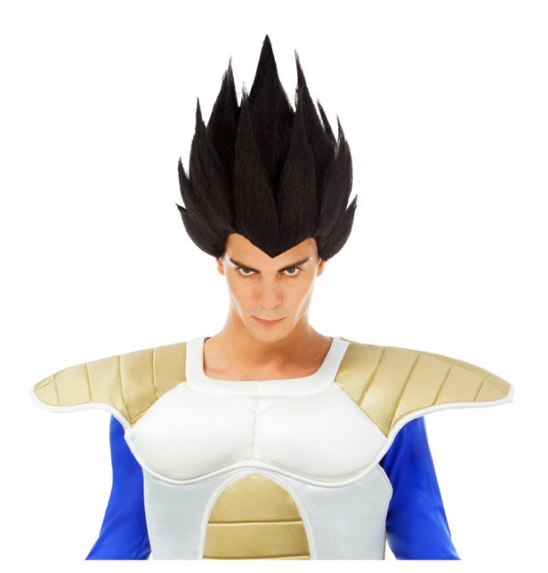 Vegeta Saiyan Parrucca Nera Dragon Ball Z