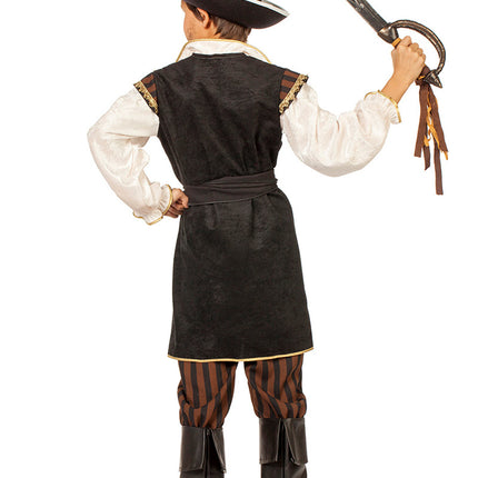 Costume da pirata nero bambino