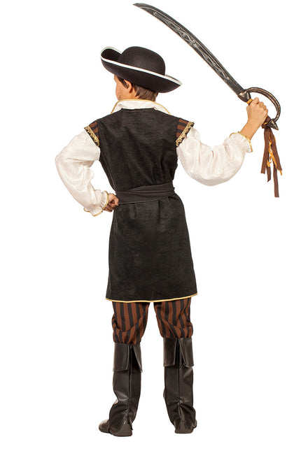 Costume da pirata nero bambino