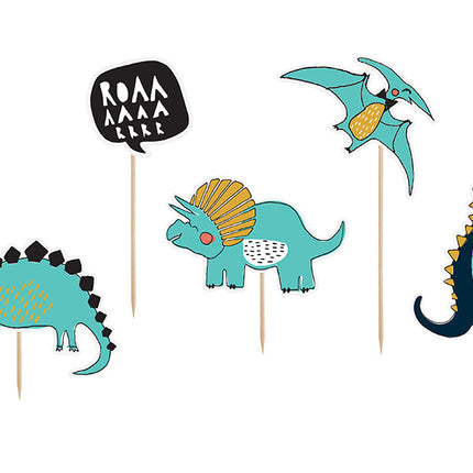 Cake topper Dinosauri 20cm 5pz