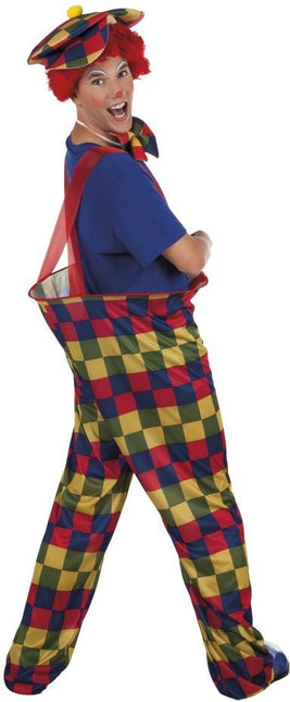 Costume da clown colorato M/L