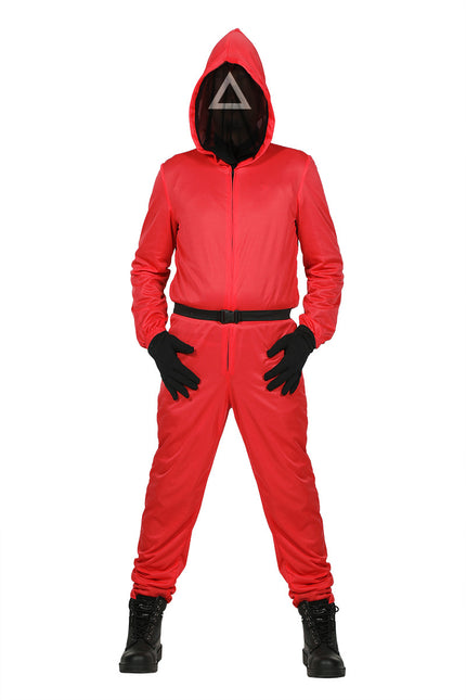 Costume da gioco da calamaro rosso per bambino rotondo