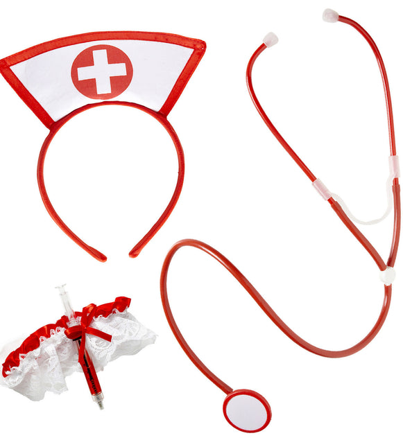 Set di infermiere rosse