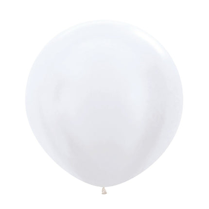 Palloncini Bianco Perla 61cm 10pz