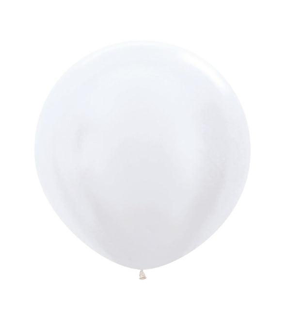 Palloncini Bianco Perla 61cm 10pz