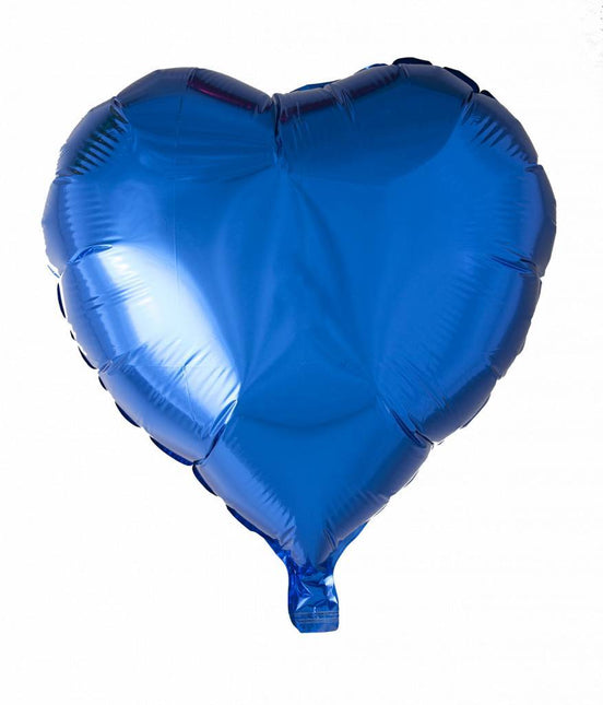 Palloncino ad elio Cuore Blu 46cm vuoto