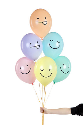 Palloncini Smiley 30cm 6pz