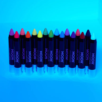 Moon Glow Intense Neon UV Body Crayons Rosso intenso 3.2g