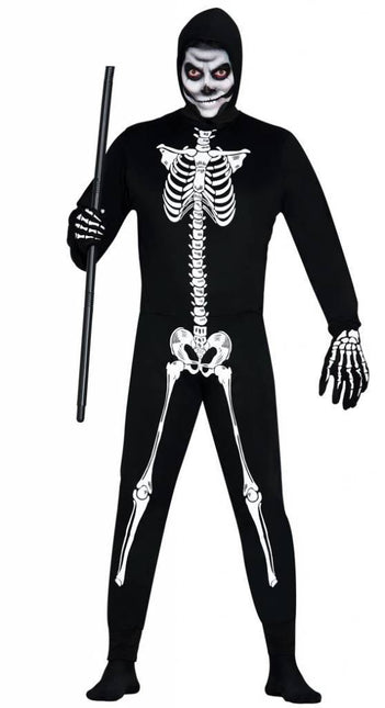 Costume di Halloween da scheletro