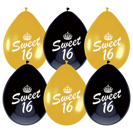 Palloncini Sweet 16 30cm 6pz