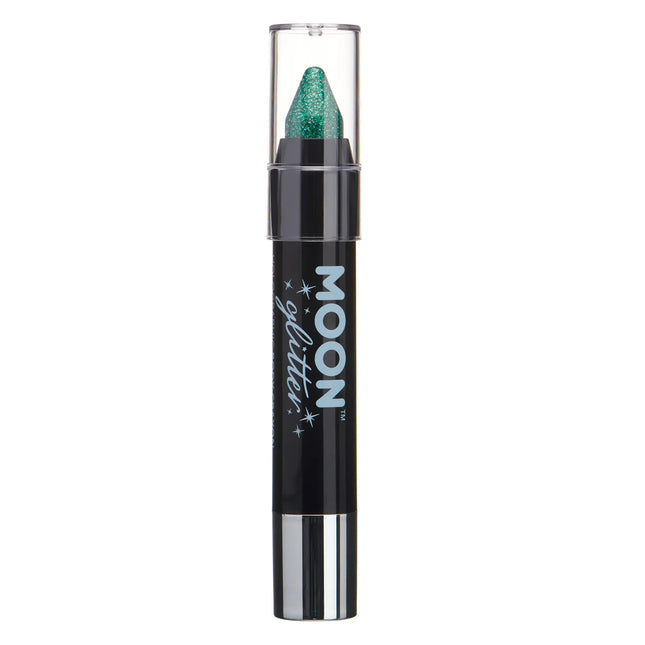 Pastelli olografici per il corpo Moon Glitter Green 3.2g