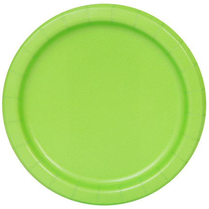 Piatti verdi lime 18cm 20pz