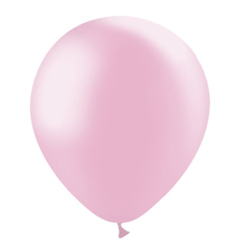 Palloncini rosa chiaro metallizzati 30cm 10pz