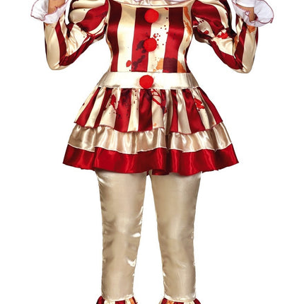 Costume da clown per Halloween da donna