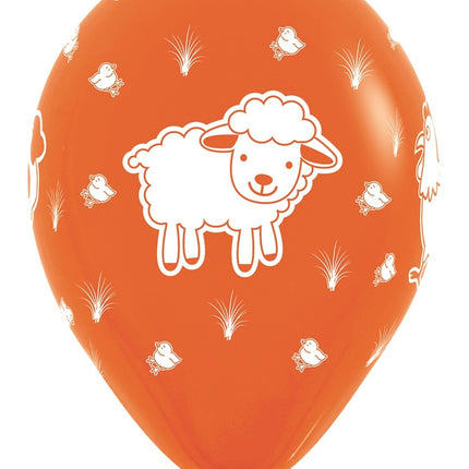 Palloncini Animali della Fattoria Mix 30cm 25pz