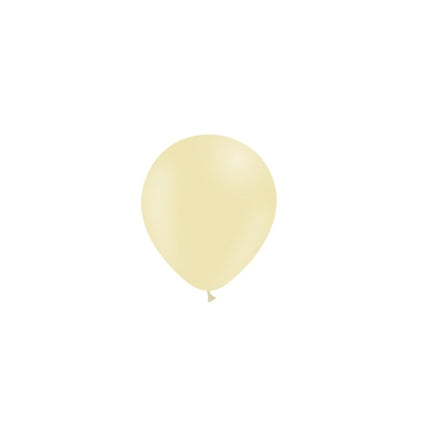 Palloncini gialli pastello 14cm 100pz