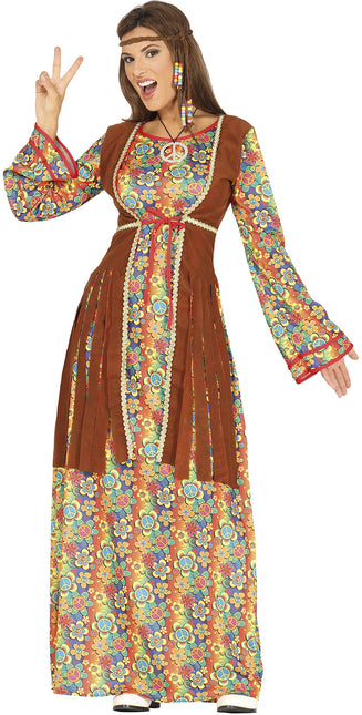 Costume floreale da donna Hippie 60S