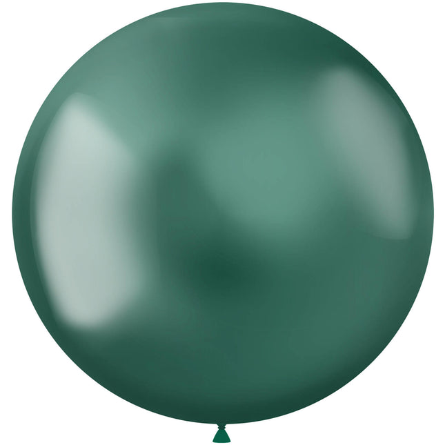 Palloncini verdi cromo 48cm 5pz