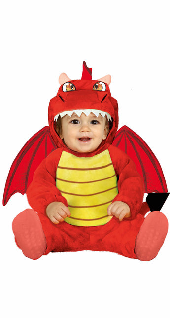 Costume da drago bambino rosso