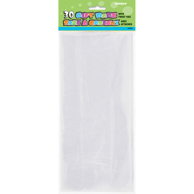 Sacchetti in cellophane trasparenti 29cm 30pz