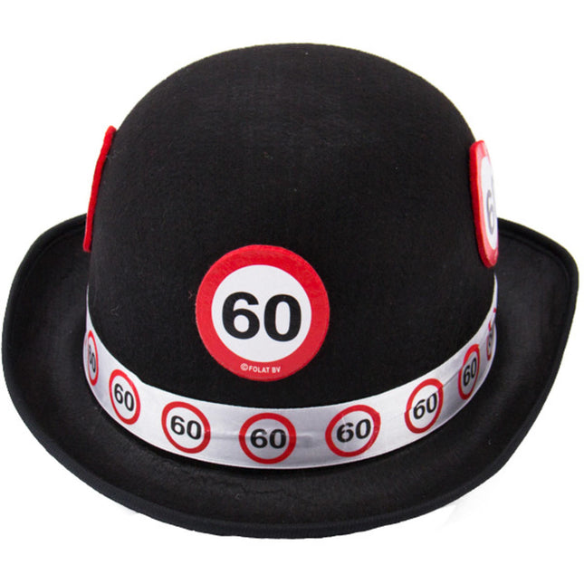 Cappello 60 anni Cartello stradale