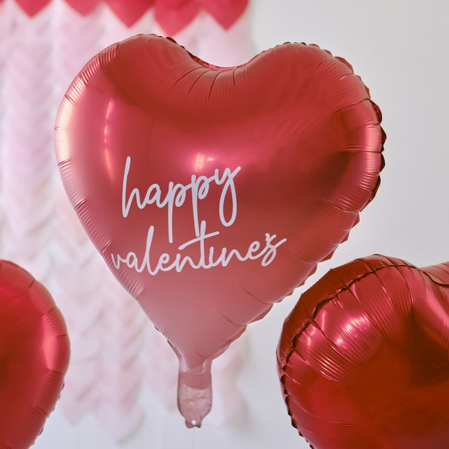 Palloncini Foil Ombre Hearts 45cm 5pz