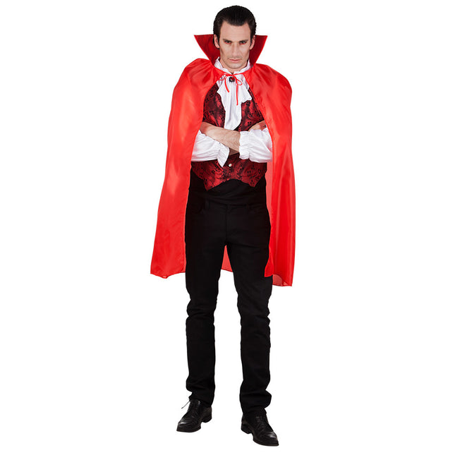 Capo di Halloween rosso 1,2 m